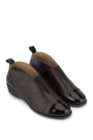 Relax Anatomic Kadın Hakiki Deri Kahverengi  Casual Bot 611 E4434-31 BN BOT SK25-26 BROWN VERNICE