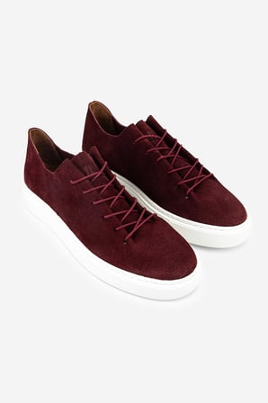 Valmenti Erkek Hakiki Deri Kırmızı Sneakers & Spor Ayakkabı 352 24376 ERK AYK Y26 KIREMIT SUET