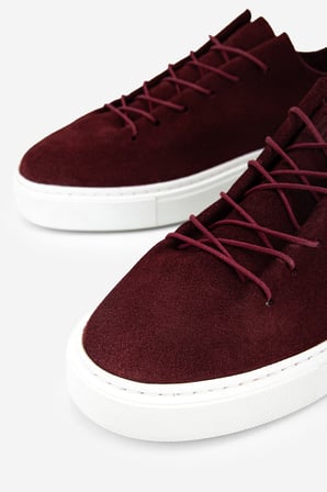 Valmenti Erkek Hakiki Deri Kırmızı Sneakers & Spor Ayakkabı 352 24376 ERK AYK Y26 KIREMIT SUET