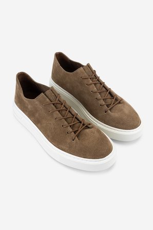 Valmenti Erkek Hakiki Deri Kahverengi Sneakers & Spor Ayakkabı 352 24376 ERK AYK Y26 SIGARO SUET
