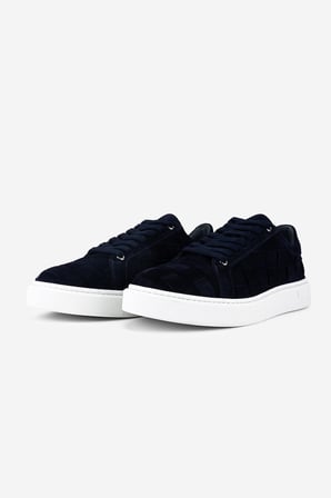 Valmenti Erkek Hakiki Deri Lacivert Süet Sneakers & Spor Ayakkabı 352 24379 ERK AYK Y26 LACI SUET