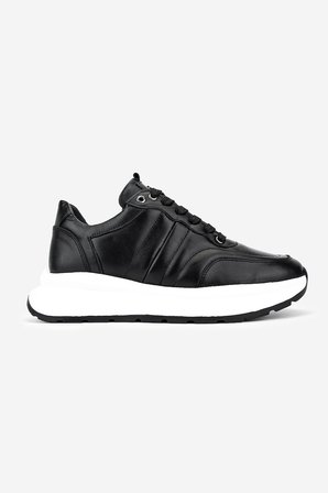 Valmenti Erkek Hakiki Deri Siyah Sneakers & Spor Ayakkabı 352 24394 ERK AYK Y26 SIYAH