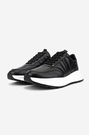 Valmenti Erkek Hakiki Deri Siyah Sneakers & Spor Ayakkabı 352 24394 ERK AYK Y26 SIYAH