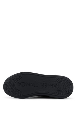 Tamer Tanca Erkek Hakiki Deri Siyah Sneakers & Spor Ayakkabı 1163 5552 ERK AYK SK25-26 SIYAH
