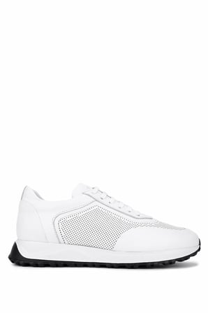 Tamer Tanca Erkek Hakiki Deri Beyaz Sneakers & Spor Ayakkabı 771 8586 ERK AYK Y26 BEYAZ DR