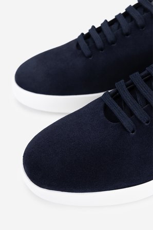 Valmenti Erkek Hakiki Deri Lacivert Süet Sneakers & Spor Ayakkabı 1171 25-561 ERK AYK Y26 LACI SUET