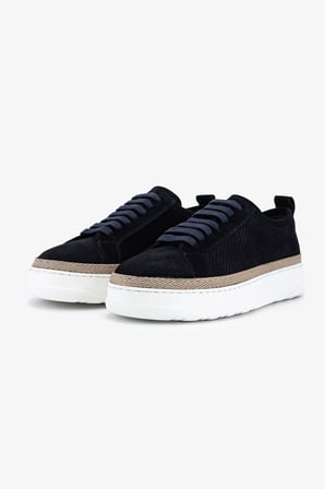Valmenti Erkek Hakiki Deri Lacivert Süet Sneakers & Spor Ayakkabı 1171 25-462 ERK AYK Y26 LACI SUET