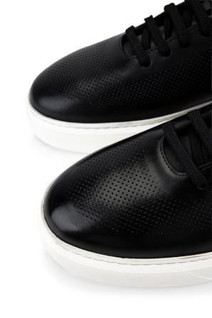 Tamer Tanca Erkek Hakiki Deri Siyah Sneakers & Spor Ayakkabı 1171 25-245 ERK AYK Y26 SIYAH TOKYO