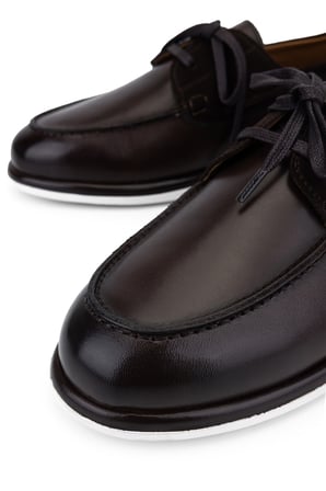 Tamer Tanca Erkek Hakiki Deri Kahverengi Casual Ayakkabı 1171 290-03 ERK AYK Y26 KAHVE NAPPA