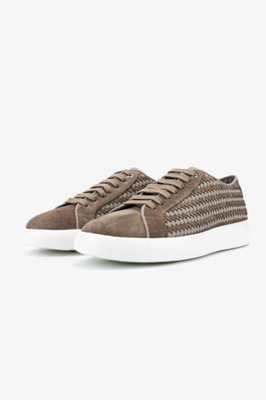 Valmenti Erkek Hakiki Deri Bej Sneakers & Spor Ayakkabı 1171 25-289 ERK AYK Y26 BEJ SUET/BEJ DR