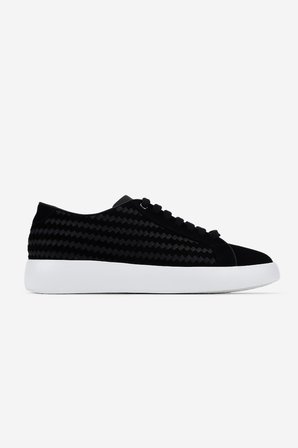 Valmenti Erkek Hakiki Deri Siyah Sneakers & Spor Ayakkabı 1171 25-289 ERK AYK Y26 SYH SUET/SYH DR