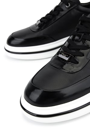 Tamer Tanca Erkek Hakiki Deri Siyah Sneakers & Spor Ayakkabı 381 23248 ERK AYK Y26 SIYAH