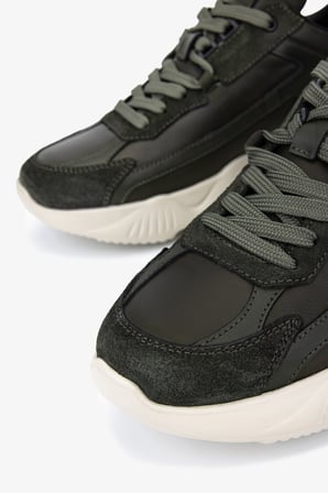 Valmenti Erkek Hakiki Deri Haki Sneakers & Spor Ayakkabı 381 23348 ERK AYK Y26 HAKI