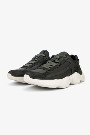 Valmenti Erkek Hakiki Deri Haki Sneakers & Spor Ayakkabı 381 23348 ERK AYK Y26 HAKI