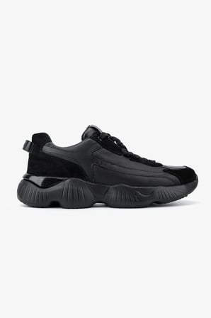 Valmenti Erkek Hakiki Deri Siyah Sneakers & Spor Ayakkabı 381 23348 ERK AYK Y26 SIYAH