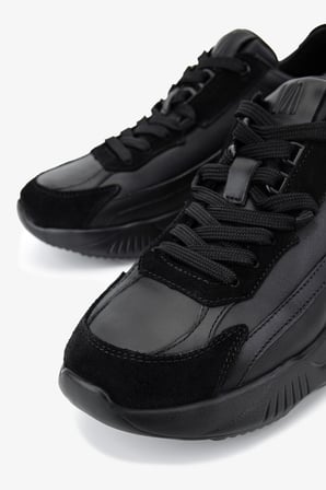 Valmenti Erkek Hakiki Deri Siyah Sneakers & Spor Ayakkabı 381 23348 ERK AYK Y26 SIYAH