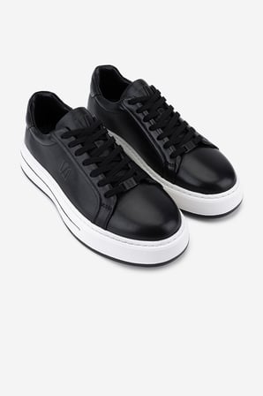 Valmenti Erkek Hakiki Deri Siyah Sneakers & Spor Ayakkabı 298 3258-8086 ERK AYK Y26 SIYAH DR