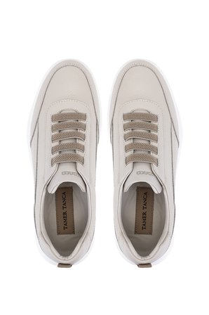 Tamer Tanca Erkek Hakiki Deri Bej Sneakers & Spor Ayakkabı 298 3400-2505 ERK AYK Y26 BEJ GUTI