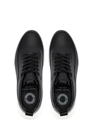 Tamer Tanca Erkek Hakiki Deri Siyah Sneakers & Spor Ayakkabı 298 3491-2591 ERK AYK Y26 SIYAH ATLAS BSK