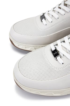 Tamer Tanca Erkek Hakiki Deri Beyaz Sneakers & Spor Ayakkabı 298 3491-2591 ERK AYK Y26 KRK BEYAZ HVN BSK