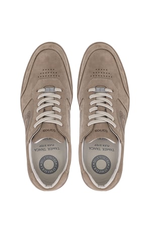 Tamer Tanca Erkek Hakiki Deri Gri Sneakers & Spor Ayakkabı 298 2768-2062 ERK AYK Y26 GRI DANTE