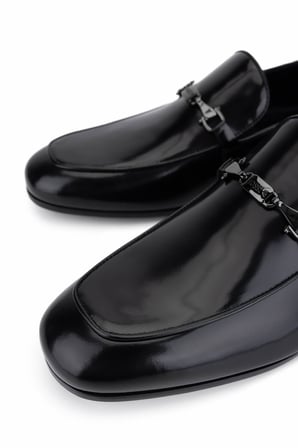 Rossi Erkek Hakiki Deri Siyah Casual Ayakkabı 668 1466K ERK AYK SK25-26 NERO