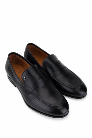 Rossi Erkek Hakiki Deri Siyah Loafer Ayakkabı 668 264K ERK AYK SK25-26 NERO