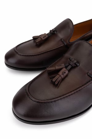 Rossi Erkek Hakiki Deri Gri Casual Ayakkabı 668 266 ERK AYK SK25-26 MARRON