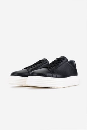 Valmenti Erkek Hakiki Deri Siyah Sneakers & Spor Ayakkabı 04 1108 ERK AYK Y26 SIYAH FLTR/DR