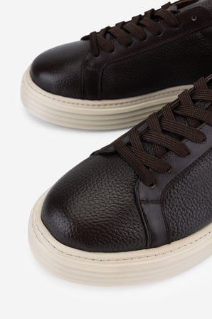 Valmenti Erkek Hakiki Deri Kahverengi Sneakers & Spor Ayakkabı 04 1108 ERK AYK Y26 KAHVE FLTR/DR