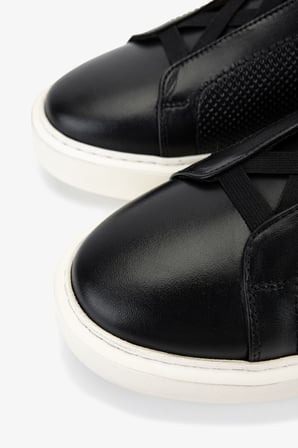 Valmenti Erkek Hakiki Deri Siyah Sneakers & Spor Ayakkabı 1093 1302 ERK AYK Y26 SIYAH DR