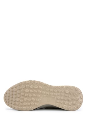 Tamer Tanca Erkek Hakiki Deri Bej Süet Sneakers & Spor Ayakkabı 1171 86-24 ERK AYK Y26 BEJ SUET