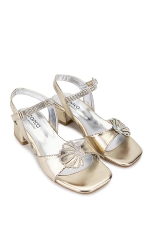 TANCA KIDS Çocuk Suni Deri Gold Ayakkabı 1183 2605DR11 AYK 28-36 Y26 LIGHT GOLD