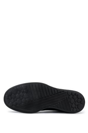Tamer Tanca Erkek Hakiki Deri Siyah Sneakers & Spor Ayakkabı 1170 ÇST-1 ERK AYK Y26 SIYAH