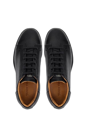 Tamer Tanca Erkek Hakiki Deri Siyah Sneakers & Spor Ayakkabı 1170 ÇST-1 ERK AYK Y26 SIYAH