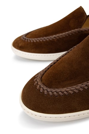 Giampiero Nicola Erkek Hakiki Deri Kahverengi Loafer Ayakkabı 664 47007B ERK AYK Y26 BROWN