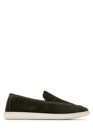 Giampiero Nicola Erkek Hakiki Deri Yeşil Loafer Ayakkabı 664 47007B ERK AYK Y26 PINO