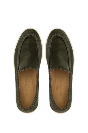 Giampiero Nicola Erkek Hakiki Deri Yeşil Loafer Ayakkabı 664 47007B ERK AYK Y26 PINO