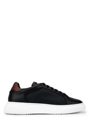Mario Valentino Erkek Hakiki Deri Siyah Sneakers & Spor Ayakkabı 1040 92S3913 ERK AYK Y26 NERO/MULTI
