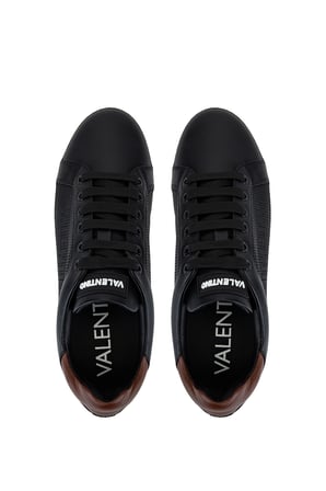 Mario Valentino Erkek Hakiki Deri Siyah Sneakers & Spor Ayakkabı 1040 92S3913 ERK AYK Y26 NERO/MULTI