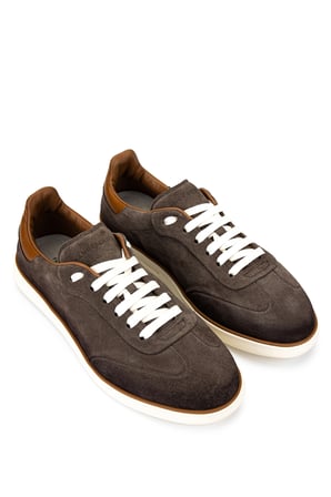 Franceschetti Erkek Hakiki Deri Kahverengi Casual Ayakkabı 981 0662004 ERK AYK Y26 CARIBOU/CUOIO