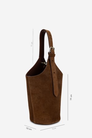 Valmenti Kadın Hakiki Deri Kahverengi El Çantası 1169 6489 BN CNT Y26 COGNAC