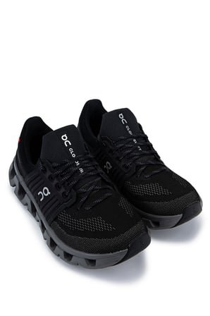On Erkek Tekstil Siyah Sneakers & Spor Ayakkabı CLOUDSWIFT 4 AD BLACK/BLACK