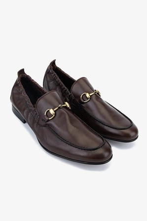 Valmenti Erkek Hakiki Deri Kahverengi Loafer Ayakkabı 99 A8150 ERK AYK Y26 KAHVE DR