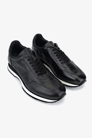 Valmenti Erkek Hakiki Deri Siyah Sneakers & Spor Ayakkabı 99 C3924 ERK AYK Y26 SIYAH DR
