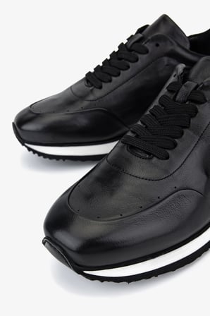 Valmenti Erkek Hakiki Deri Siyah Sneakers & Spor Ayakkabı 99 C3924 ERK AYK Y26 SIYAH DR