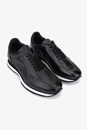 Valmenti Erkek Hakiki Deri Siyah Sneakers & Spor Ayakkabı 99 C3924 ERK AYK Y26 SIYAH DR