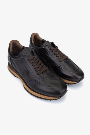 Valmenti Erkek Hakiki Deri Kahverengi Sneakers & Spor Ayakkabı 99 C3924 ERK AYK Y26 KAHVE DR
