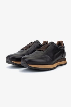 Valmenti Erkek Hakiki Deri Kahverengi Sneakers & Spor Ayakkabı 99 C3924 ERK AYK Y26 KAHVE DR