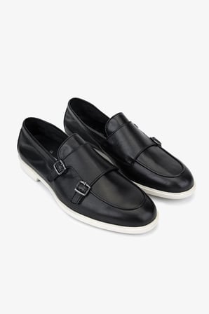 Valmenti Erkek Hakiki Deri Siyah Loafer Ayakkabı 99 A8804 ERK AYK Y26 SIYAH